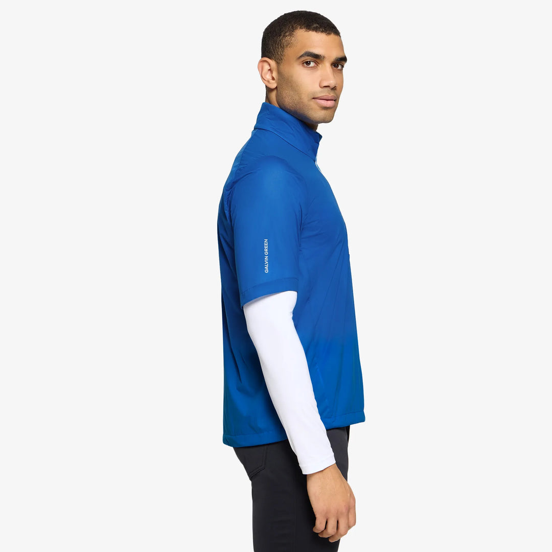 Luis is a Windproof and water repellent golf jacket for Men in the color Royal Blue(3)