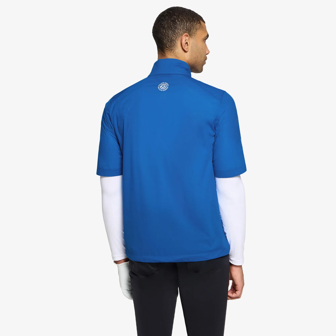 Luis is a Windproof and water repellent golf jacket for Men in the color Royal Blue(4)