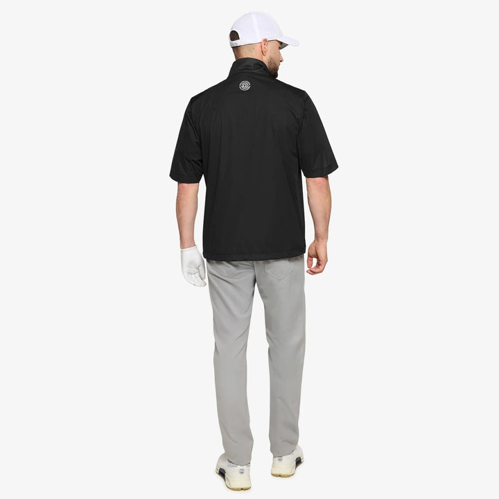 Luis is a Windproof and water repellent golf jacket for Men in the color Black(5)