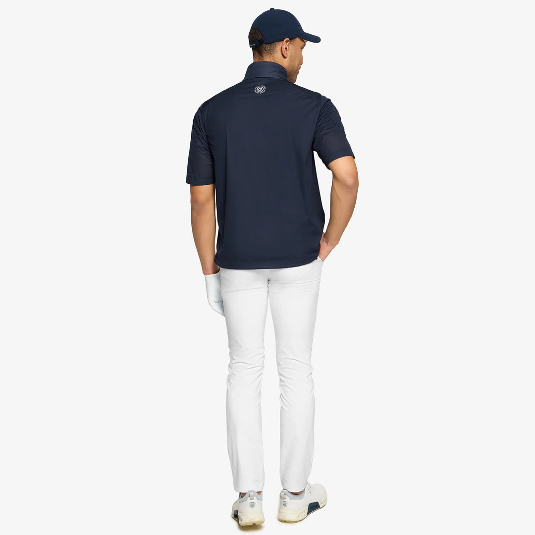 Luis is a Windproof and water repellent golf jacket for Men in the color Navy(5)