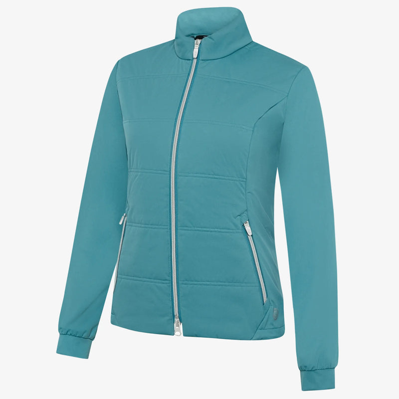 Lydia is a Windproof and water repellent golf jacket for Women in the color Storm Blue(0)
