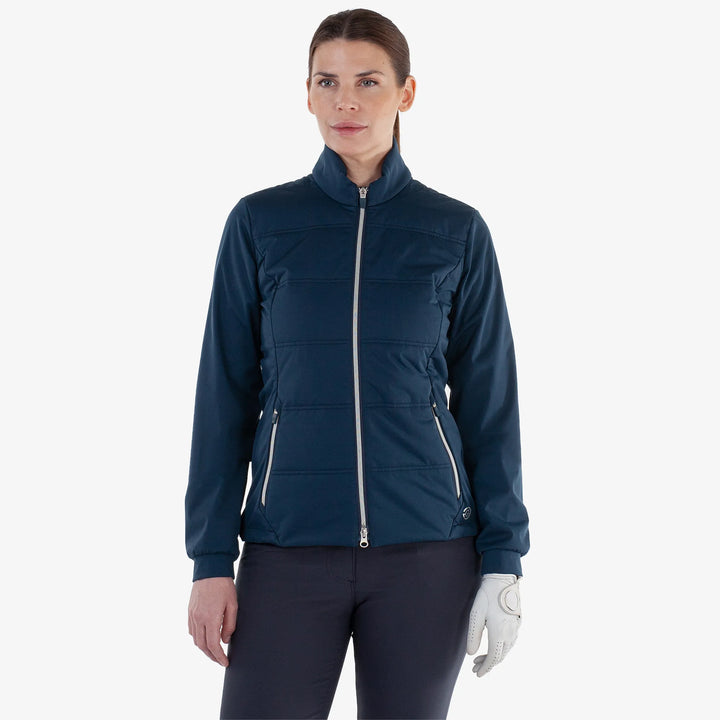 Lydia is a Windproof and water repellent golf jacket for Women in the color Navy(1)
