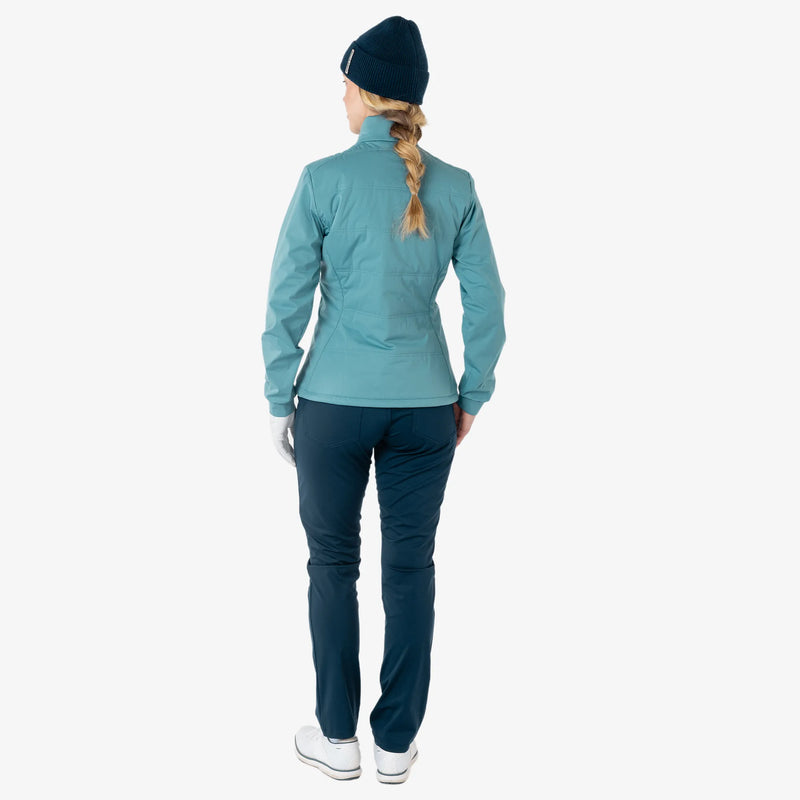 Lydia is a Windproof and water repellent golf jacket for Women in the color Storm Blue(5)