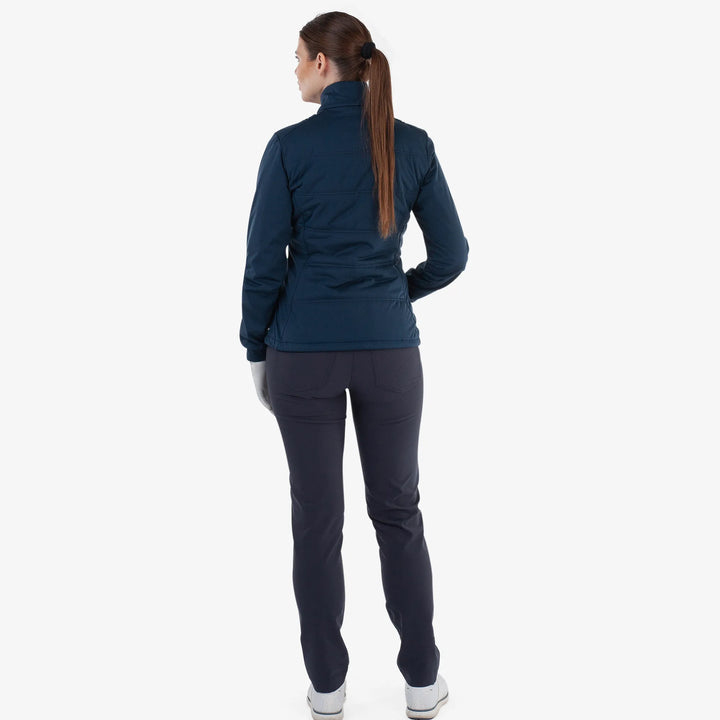 Lydia is a Windproof and water repellent golf jacket for Women in the color Navy(5)