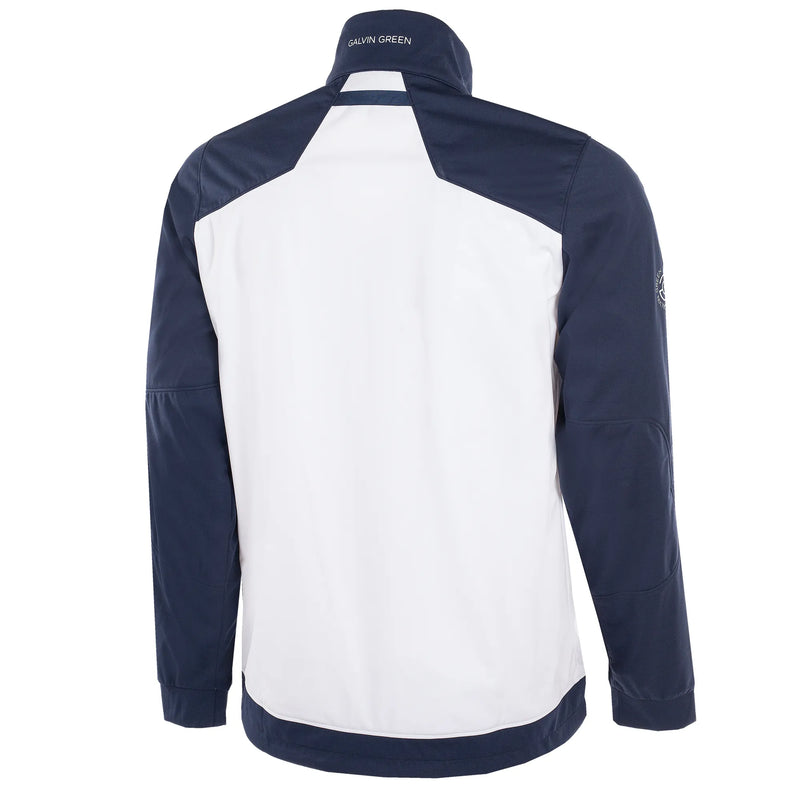 Lyle is a Windproof and water repellent golf jacket for Men in the color White(11)