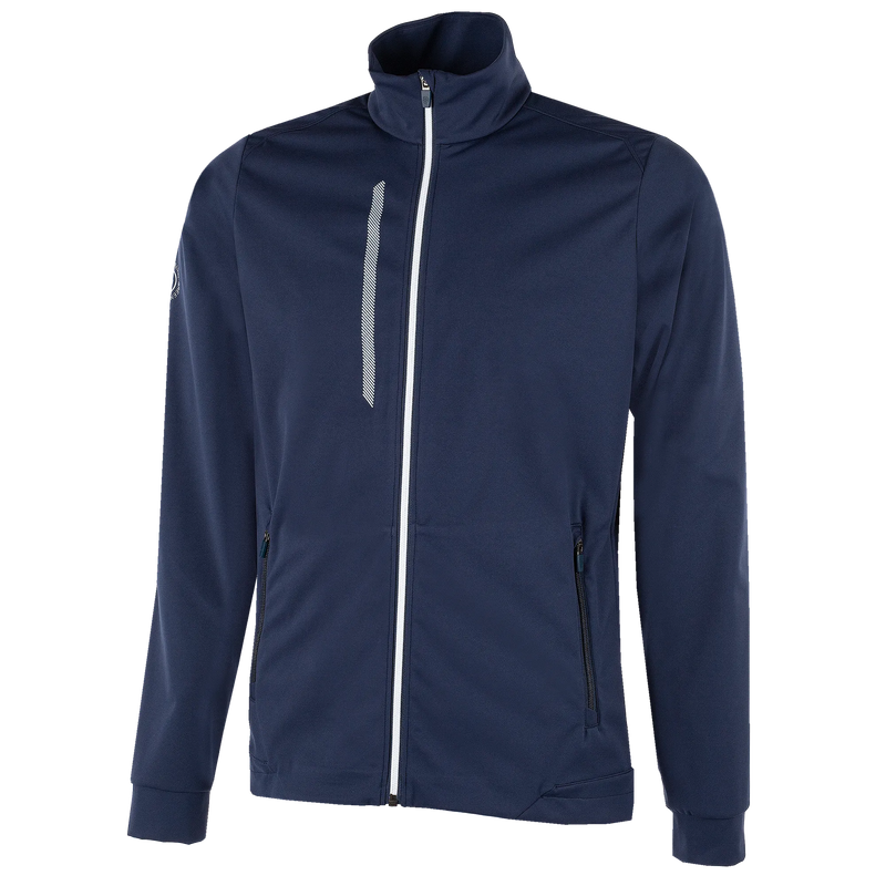 Lyle Windproof and water repellent golf jacket Navy – Galvin Green Lyle Windproof and water repellent golf jacket Navy – Galvin Green