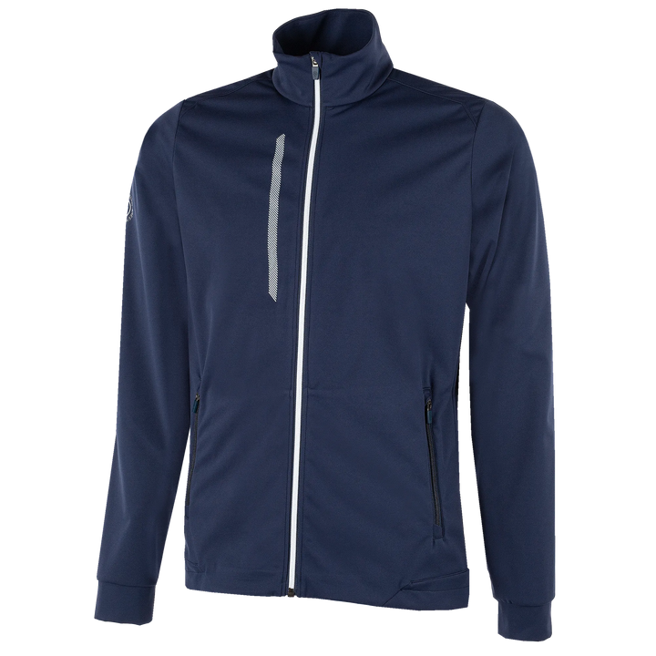 Lyle is a Windproof and water repellent golf jacket for Men in the color Navy(0)