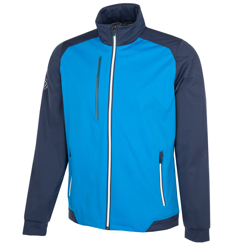 Lyle is a Windproof and water repellent golf jacket for Men in the color Blue(0)
