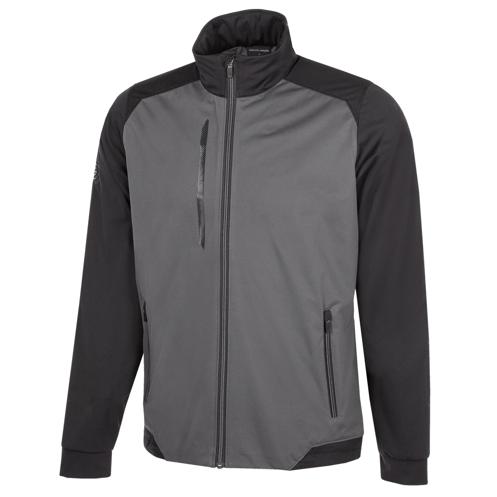 Lyle is a Windproof and water repellent golf jacket for Men in the color Forged Iron(0)