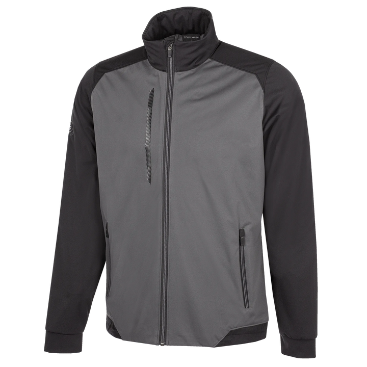 Lyle is a Windproof and water repellent golf jacket for Men in the color Forged Iron(0)