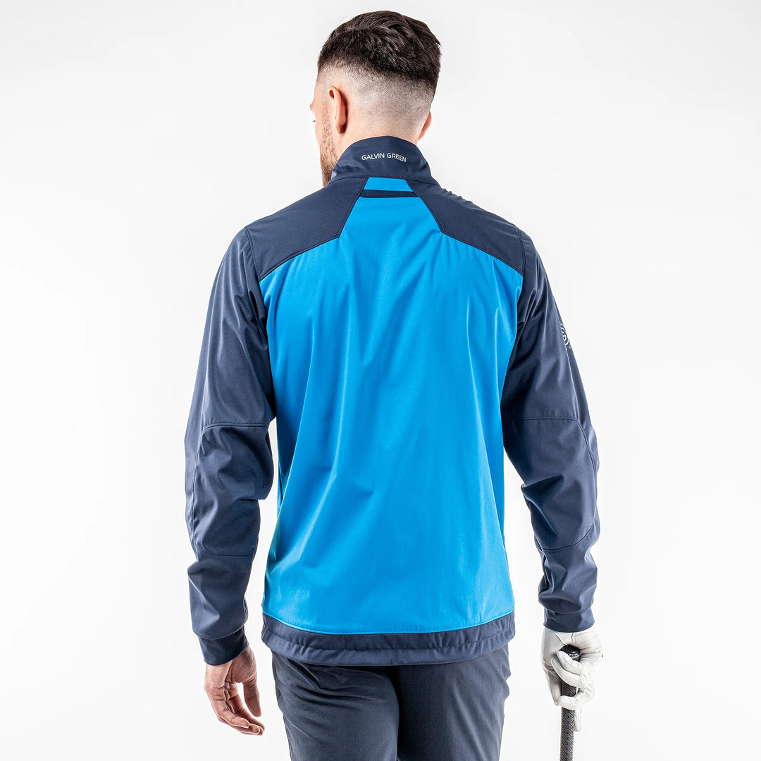Lyle is a Windproof and water repellent golf jacket for Men in the color Blue(5)