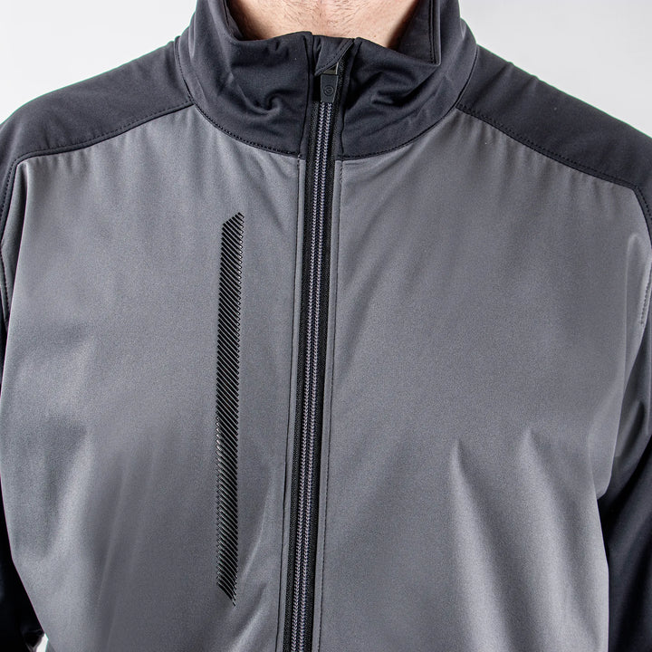 Lyle is a Windproof and water repellent golf jacket for Men in the color Forged Iron(4)