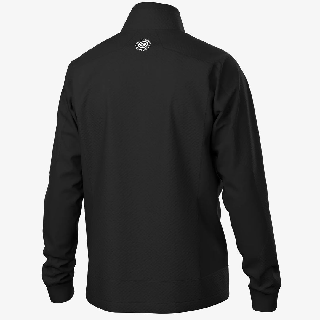 Lyndon Windproof and water repellent golf jacket Black – Galvin Green Lyndon Windproof and water repellent golf jacket Black – Galvin Green
