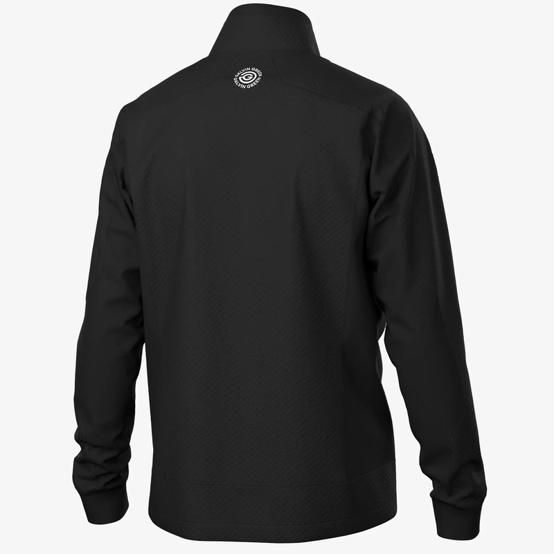 Lyndon is a Windproof and water repellent golf jacket for Men in the color Black(8)