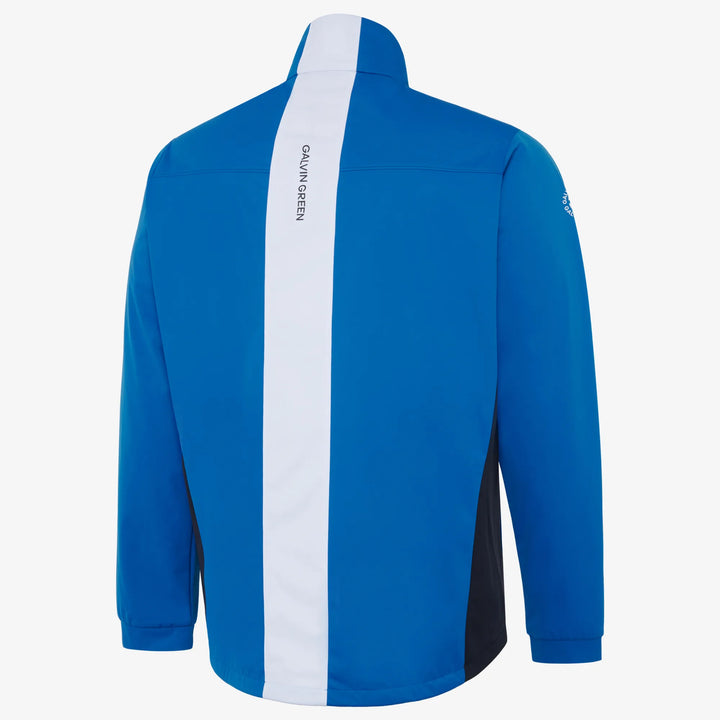 Lloyd is a Windproof and water repellent golf jacket for Men in the color Royal Blue/Black(7)