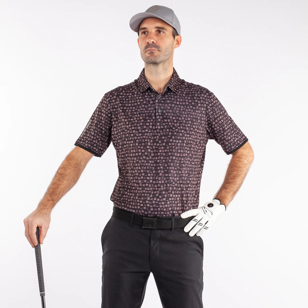 Mack is a Breathable short sleeve shirt for Men in the color Black(1)