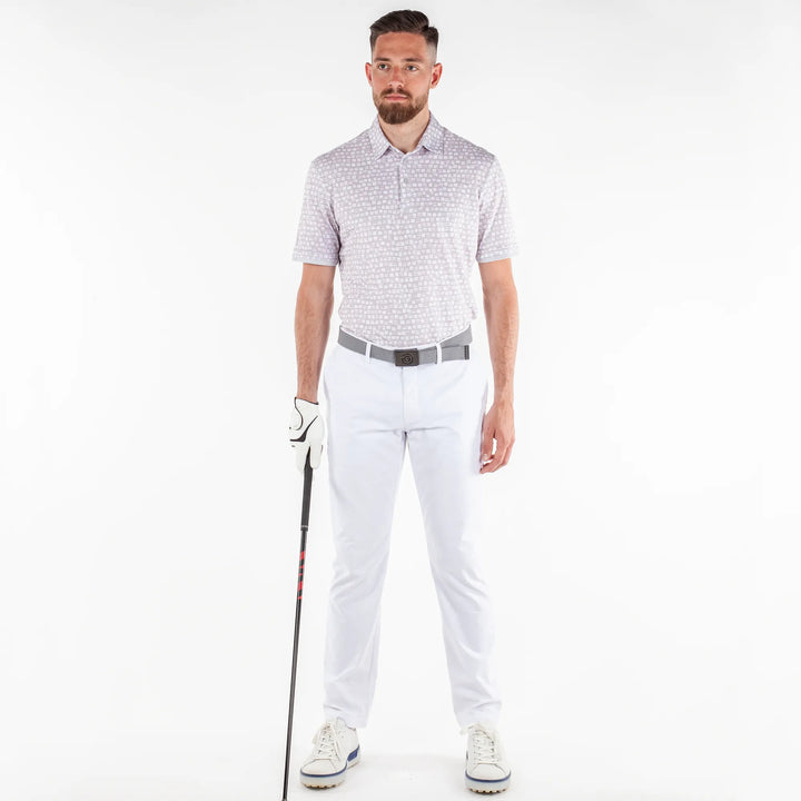 Mack is a Breathable short sleeve shirt for Men in the color White(4)