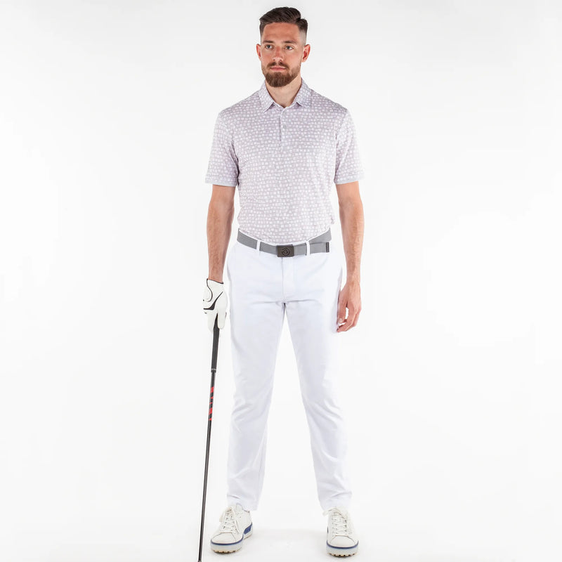 Mack is a Breathable short sleeve shirt for Men in the color White(4)