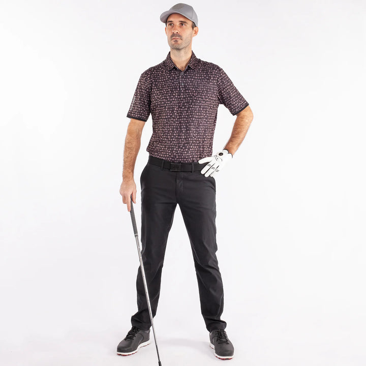 Mack is a Breathable short sleeve shirt for Men in the color Black(2)