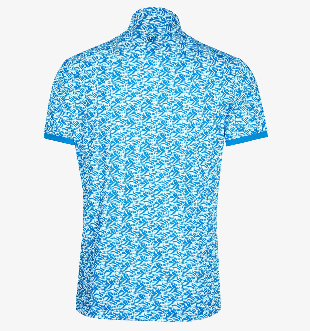 Madden is a Breathable short sleeve golf shirt for Men in the color Blue/White(8)