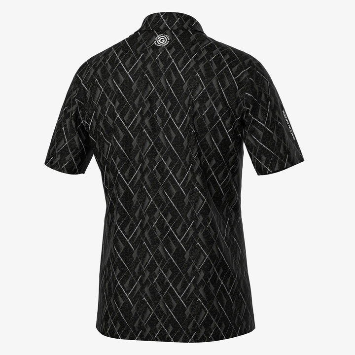 Mads is a Breathable short sleeve golf shirt for Men in the color Black(7)