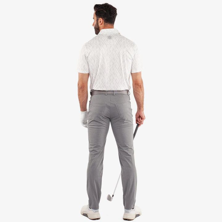 Mads is a Breathable short sleeve golf shirt for Men in the color White(6)