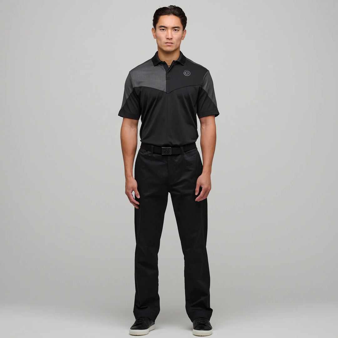 Magnus is a Breathable short sleeve shirt for Men in the color Black(2)