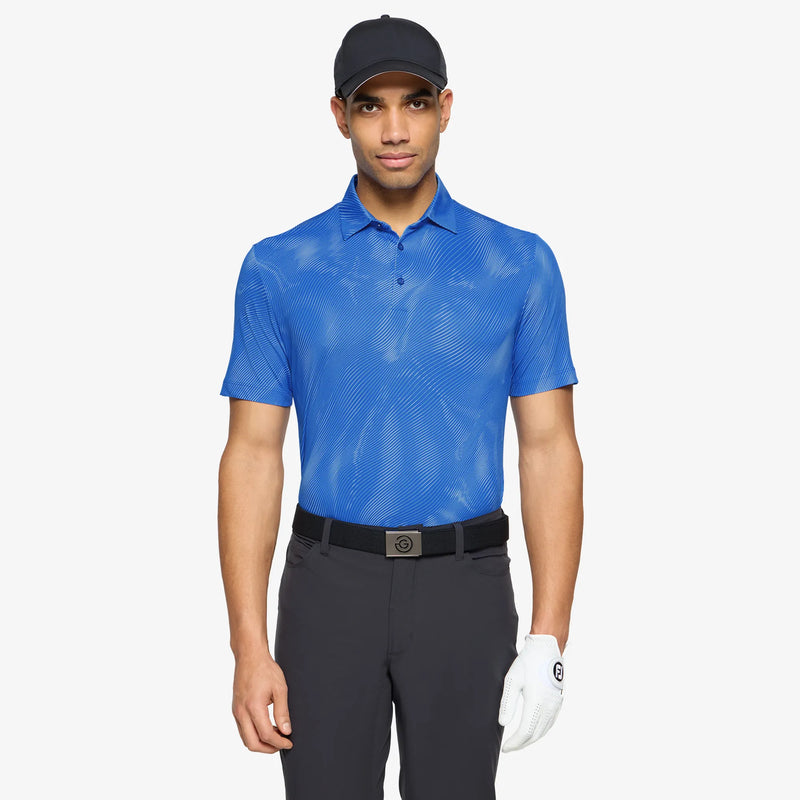 Maguire is a Breathable short sleeve golf shirt for Men in the color Royal Blue(1)