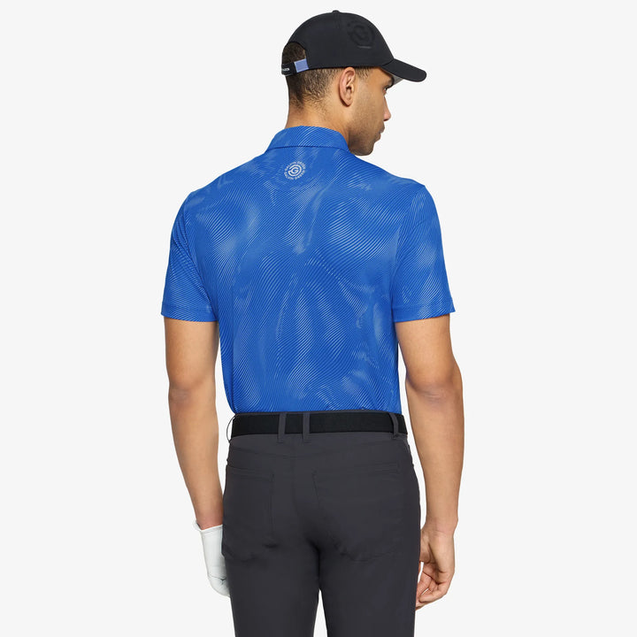 Maguire is a Breathable short sleeve golf shirt for Men in the color Royal Blue(4)
