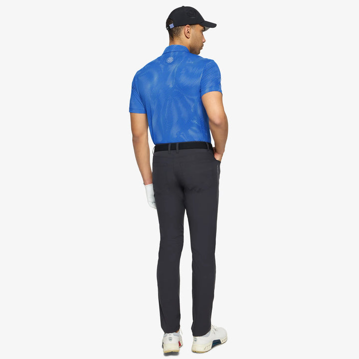 Maguire is a Breathable short sleeve golf shirt for Men in the color Royal Blue(5)