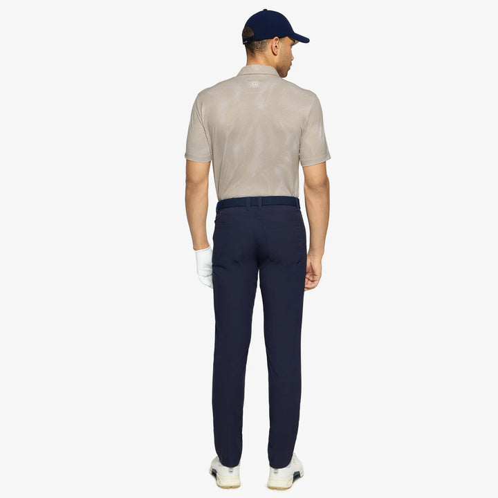 Maguire is a Breathable short sleeve golf shirt for Men in the color Sand(5)