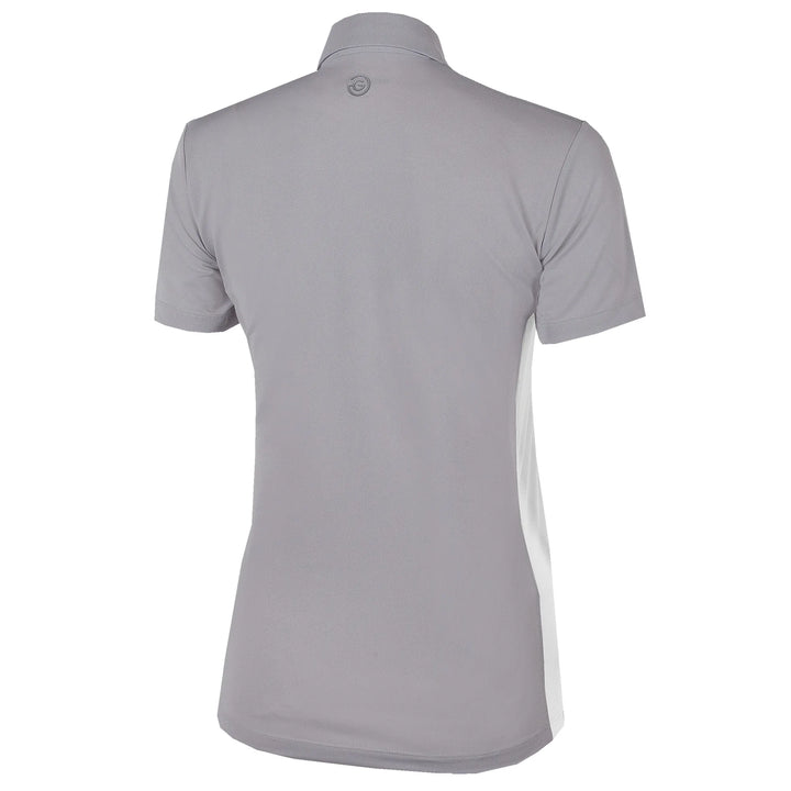Maia is a Breathable short sleeve golf shirt for Women in the color Cool Grey(8)