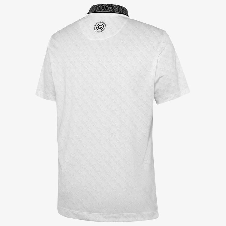 Mansfield is a Breathable short sleeve golf shirt for Men in the color White(1)