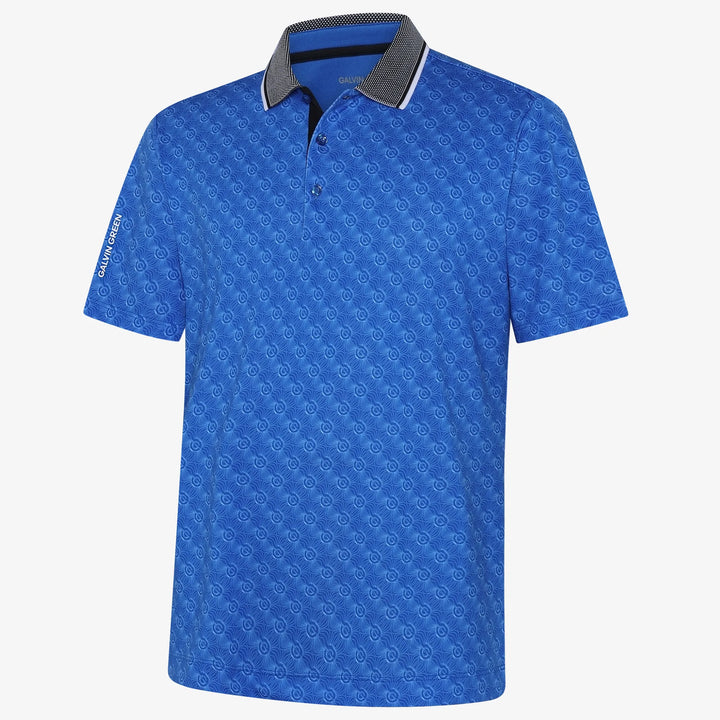 Mansfield is a Breathable short sleeve golf shirt for Men in the color Royal Blue(0)