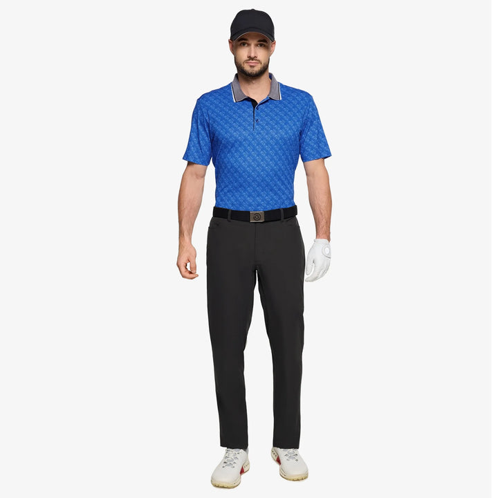 Mansfield is a Breathable short sleeve golf shirt for Men in the color Royal Blue(2)