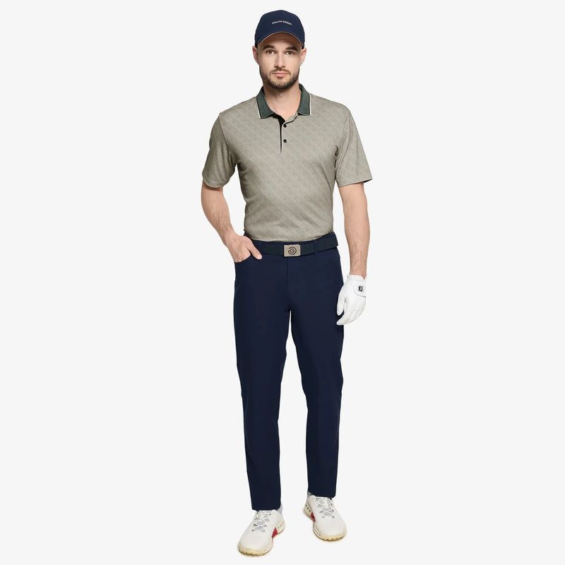 Mansfield is a Breathable short sleeve golf shirt for Men in the color Sand(2)
