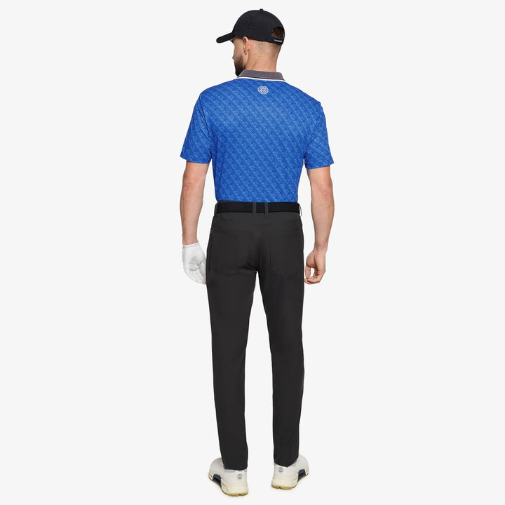 Mansfield is a Breathable short sleeve golf shirt for Men in the color Royal Blue(5)