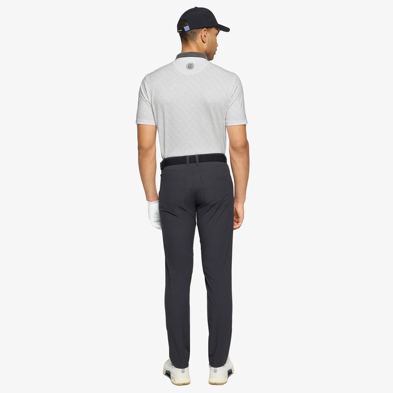 Mansfield is a Breathable short sleeve golf shirt for Men in the color White(5)