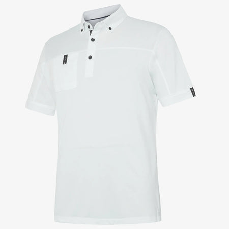 Maple Breathable short sleeve golf shirt White – Galvin Green