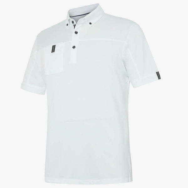 Maple Breathable short sleeve golf shirt White – Galvin Green
