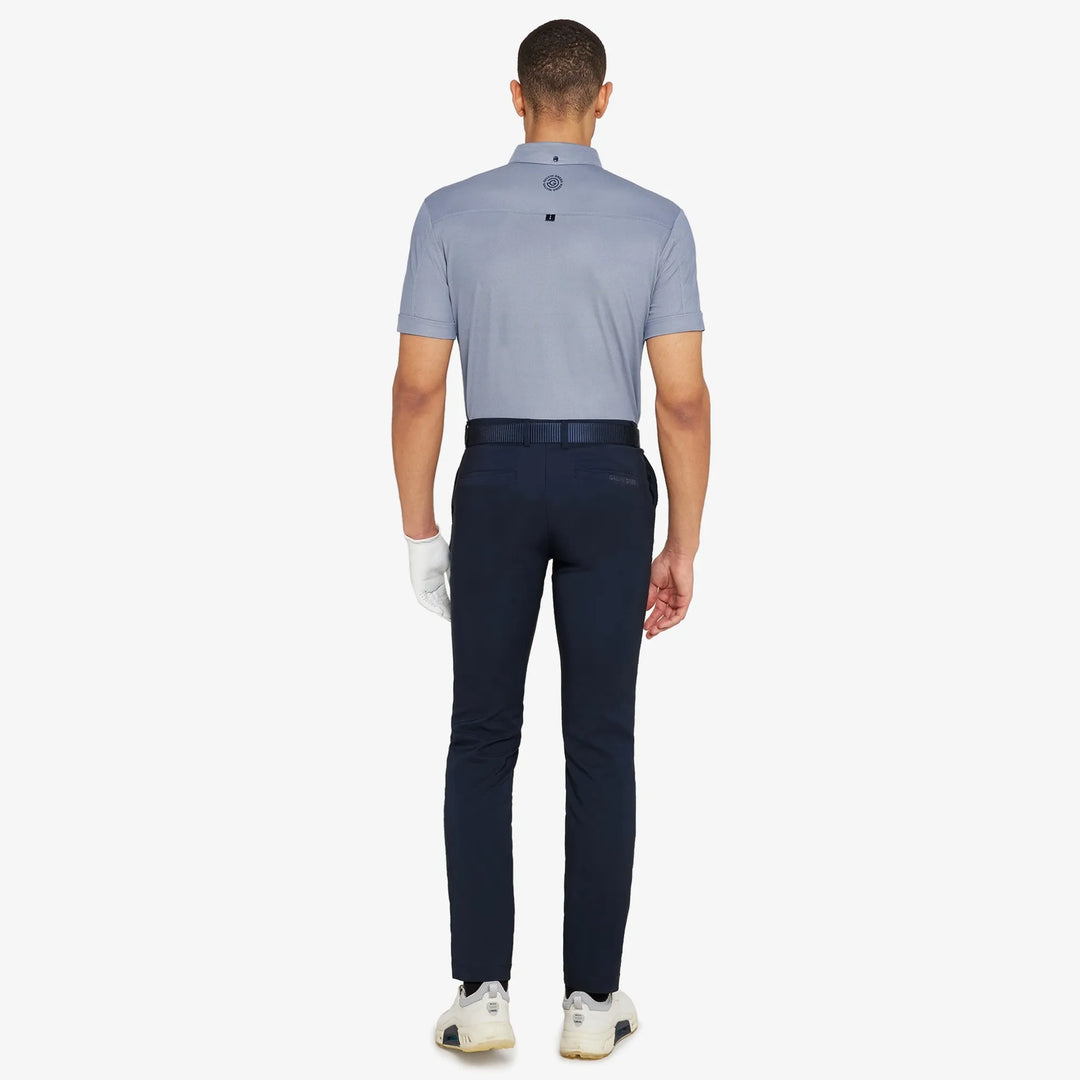 Maple is a Breathable short sleeve golf shirt for Men in the color Moonlight Blue(6)