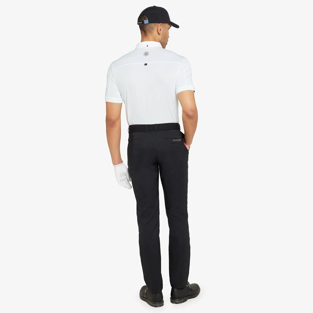 Maple is a Breathable short sleeve golf shirt for Men in the color White(6)