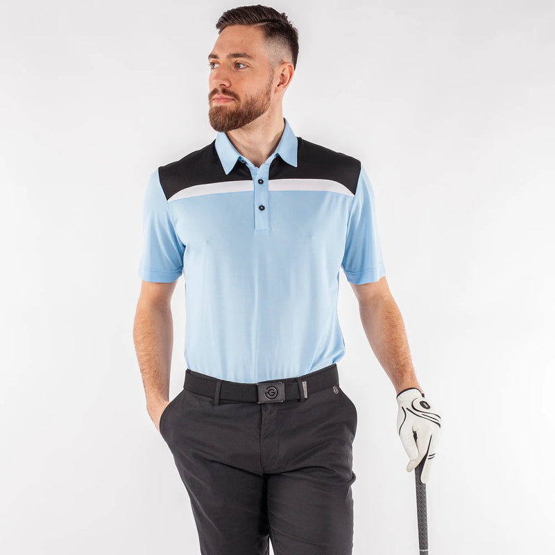 Mapping is a Breathable short sleeve shirt for Men in the color Blue Bell(1)