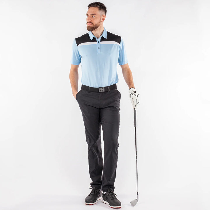 Mapping is a Breathable short sleeve shirt for Men in the color Blue Bell(2)