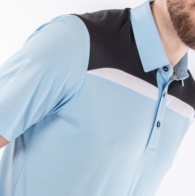 Mapping is a Breathable short sleeve shirt for Men in the color Blue Bell(3)