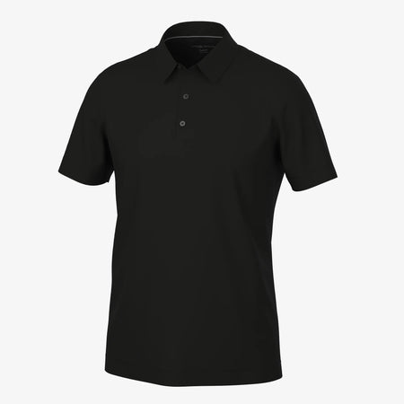 Marcelo Breathable short sleeve golf shirt Black – Galvin Green