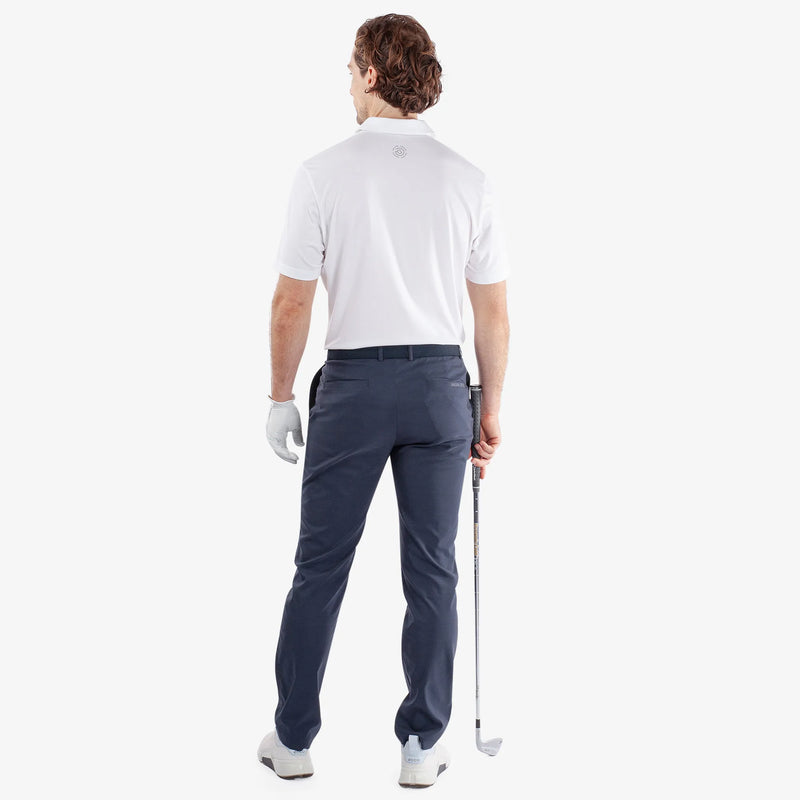 Marcelo is a Breathable short sleeve golf shirt for Men in the color White(6)