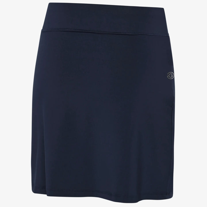 Marielle is a Breathable golf skirt with inner shorts for Women in the color Navy(1)