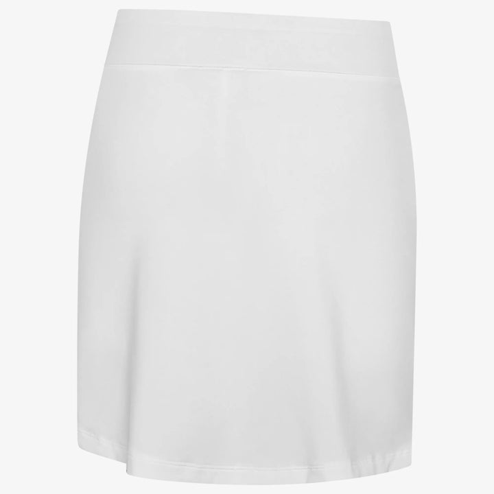 Marielle is a Breathable golf skirt with inner shorts for Women in the color White(7)