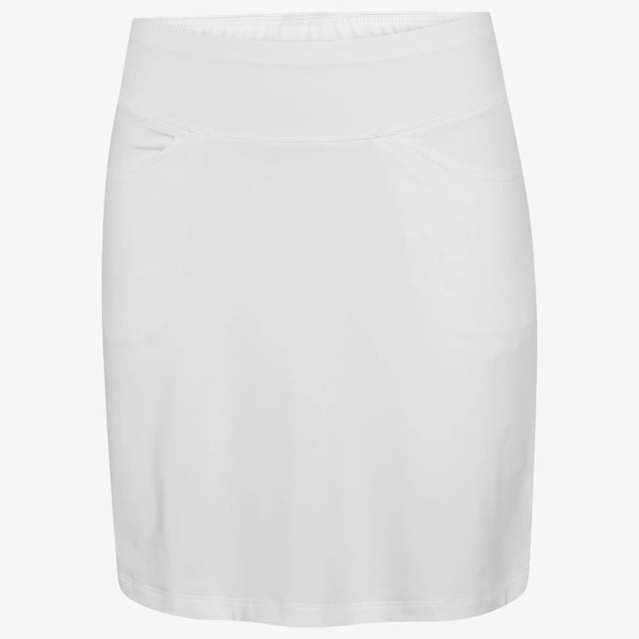 Marielle is a Breathable golf skirt with inner shorts for Women in the color White(0)